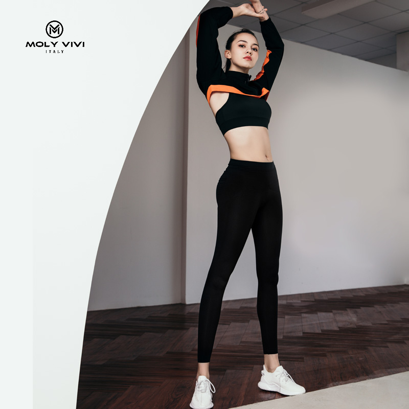 molyvivi魔力薇薇夜光魔力裤升级款2代女黑色运动显瘦腿裤打底裤-选品库-美视角-网红自媒体平台-重庆果实电子科技有限公司