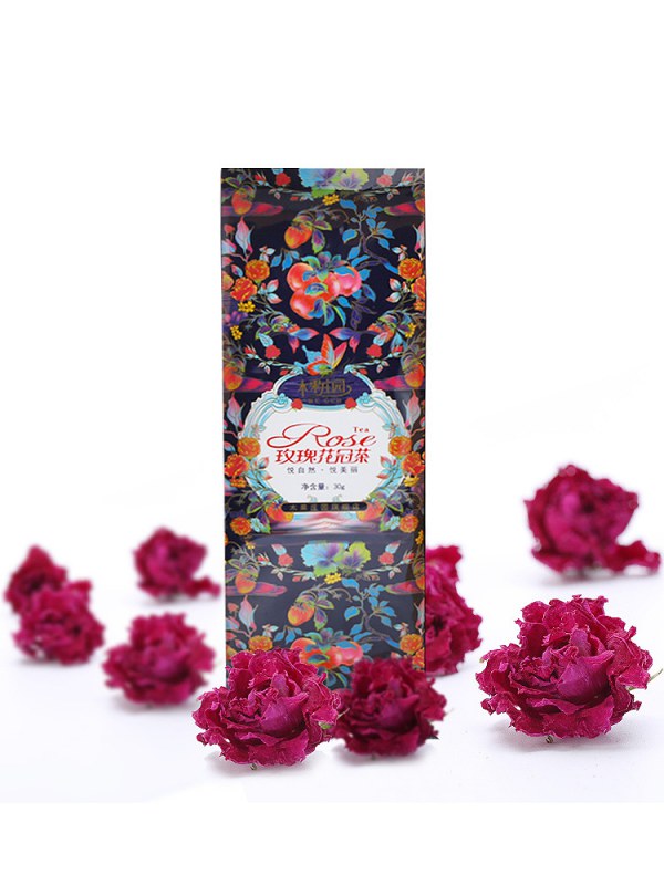 玫瑰花茶干玫瑰平阴花冠茶花茶重瓣玫瑰花瓣食用干花泡茶野生特级-选品库-美视角-网红自媒体平台-重庆果实电子科技有限公司